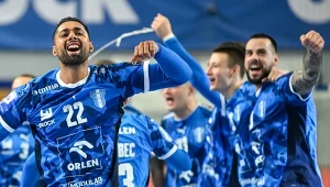 Radość "Nafciarzy" po historycznym zwycięstwie z PSG w Płocku