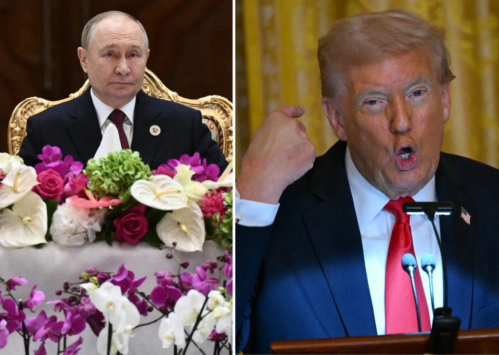 Władimir Putin i Donald Trump Władimir Putin i Donald Trump
