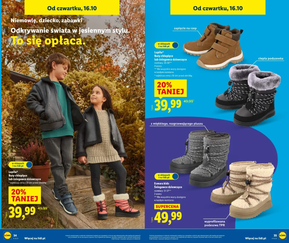 Jesienne buty i kurtki w supercenie