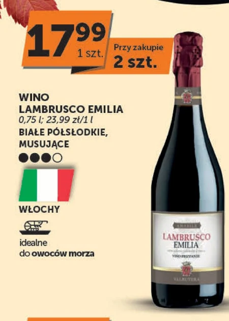 Wino białe Lambrusco