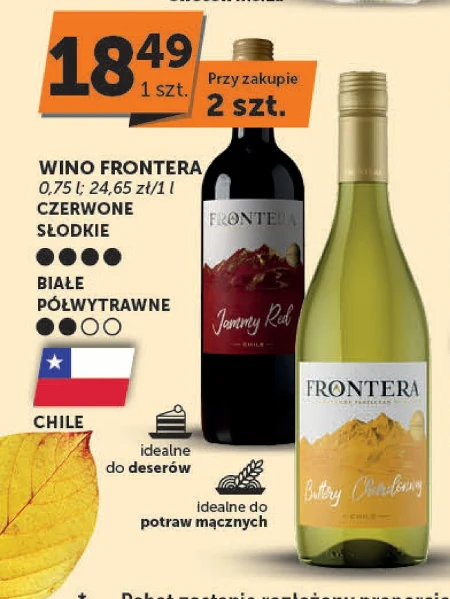 Wino półwytrawne Frontera
