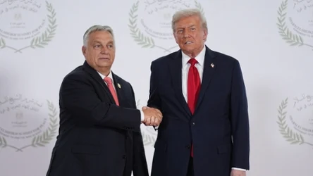 Premier Węgier Viktor Orban oraz prezydent USA Donald Trump