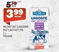 Mleko bez laktozy Polmlek