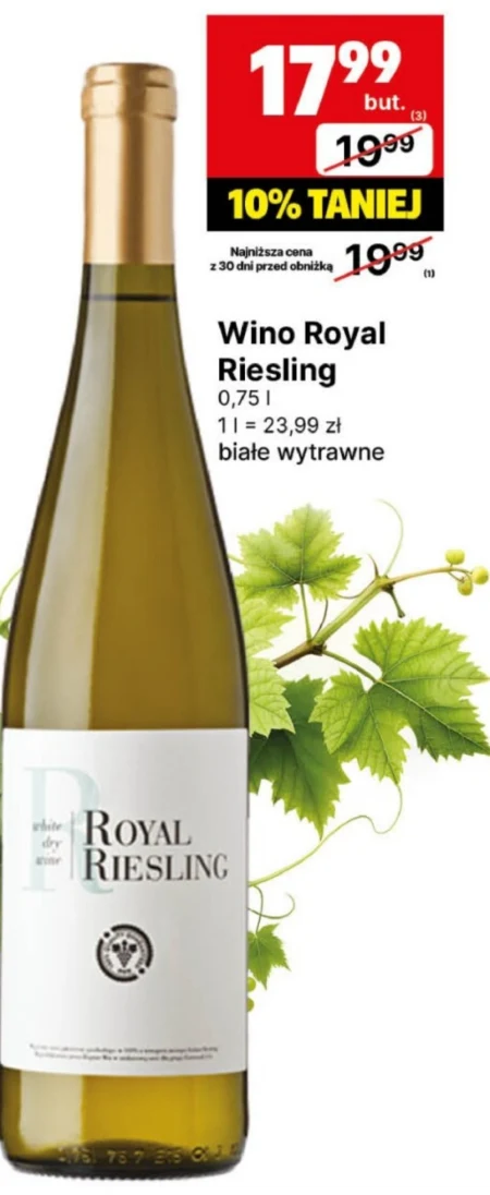 Wino wytrawne Riesling