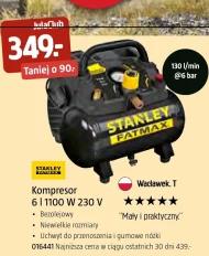 Kompresor bezolejowy Stanley