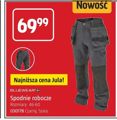 Spodnie robocze Jula