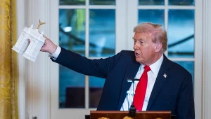 Donald Trump pokazał makietę łuku triumfalnego