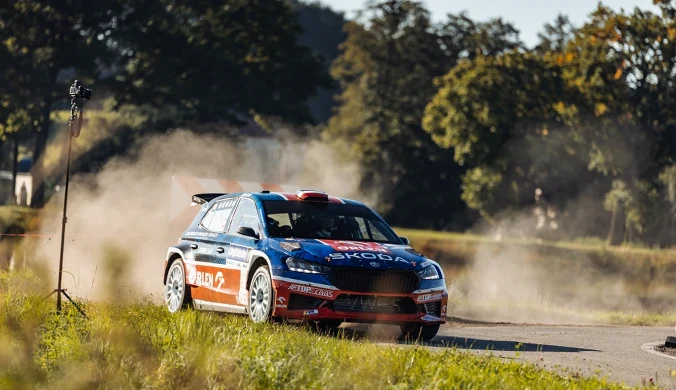 Mikołaj Marczyk na trasie tegorocznego Rajdu Śląska. W przyszłym sezonie Polak również powinien się tu pojawić