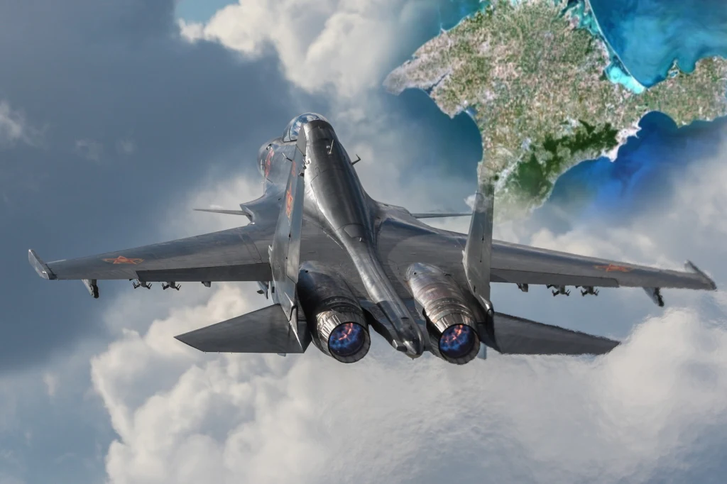 Rosyjska obrona zestrzeliła własny myśliwiec nad Krymem Rosyjska obrona zestrzeliła własny myśliwiec nad Krymem