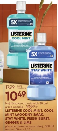 Płyn do płukania Listerine