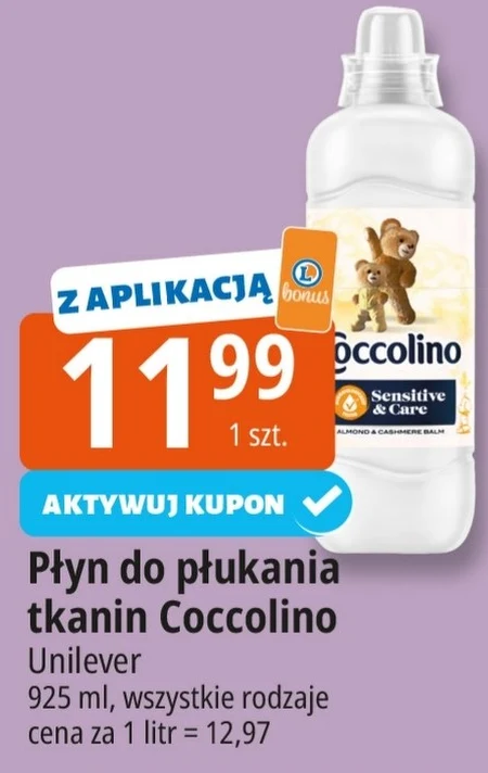 Płyn do płukania tkanin Unilever