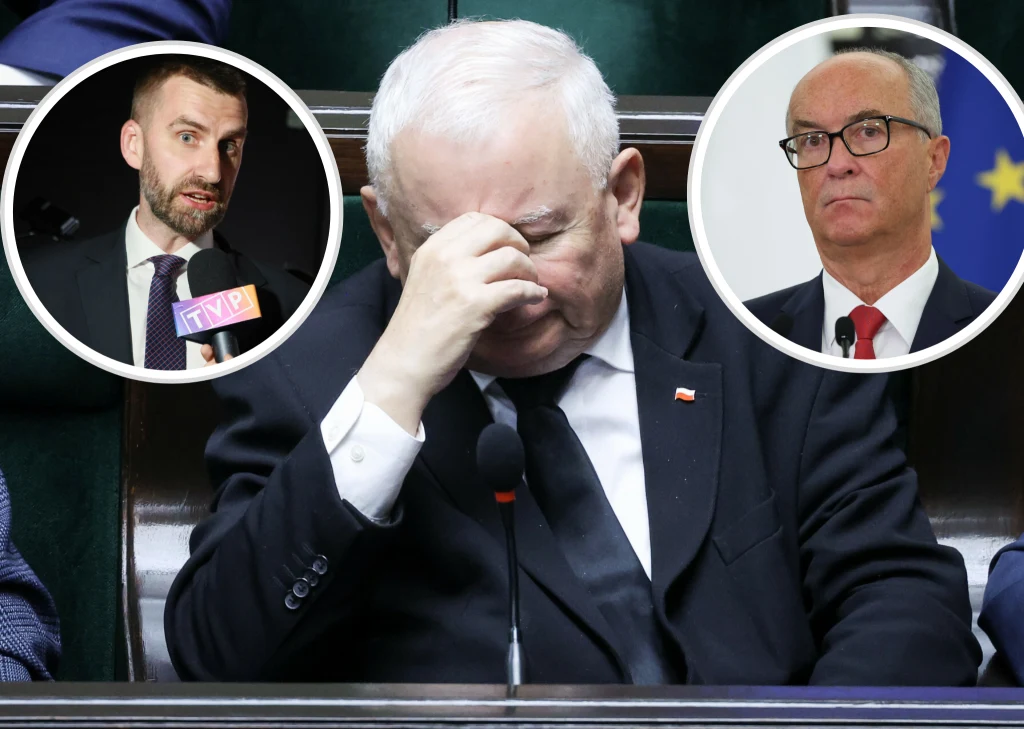 Na zdjęciu Marcin Możdżonek, Jarosław Kaczyński oraz Włodzimierz Czarzasty Na zdjęciu Marcin Możdżonek, Jarosław Kaczyński oraz Włodzimierz Czarzasty
