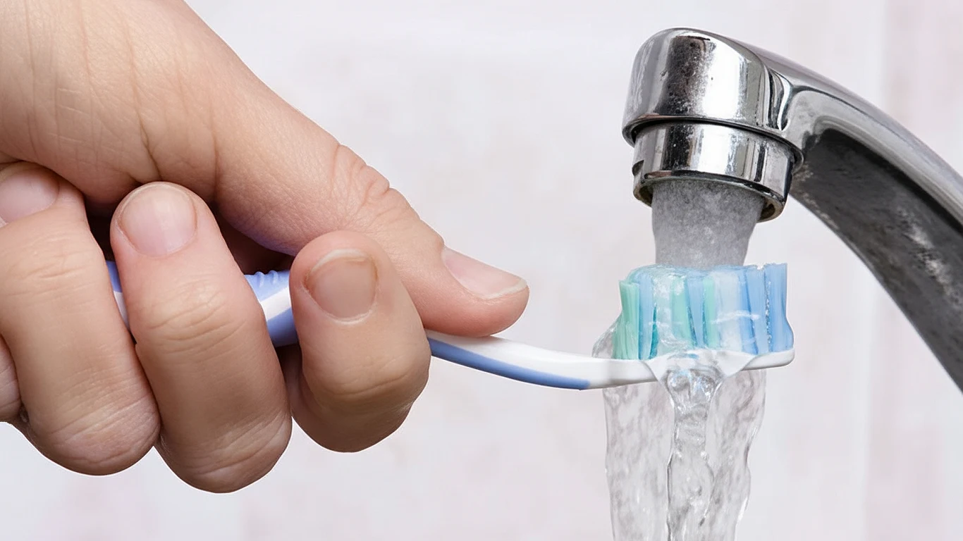 Czy moczyć szczoteczkę przed nałożeniem pasty? Wyjaśniamy raz na zawsze Czy moczyć szczoteczkę przed nałożeniem pasty? Wyjaśniamy raz na zawsze