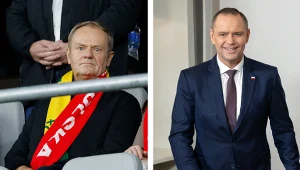 Donald Tusk i Karol Nawrocki