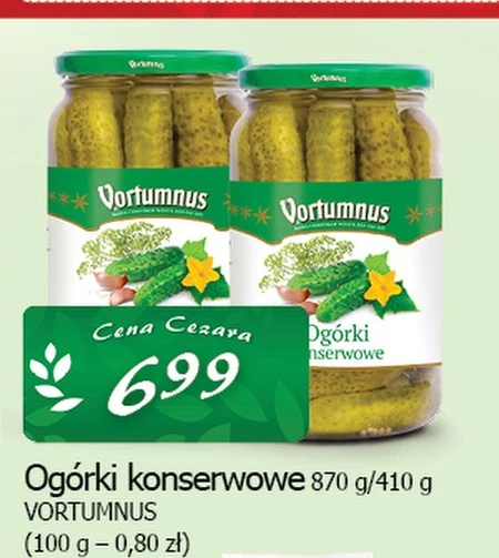 Ogórki konserwowe Vortumnus