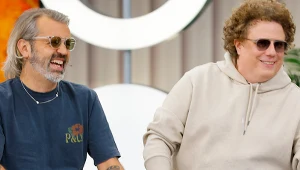 ​Śpiewający perkusiści z Tarchomina, czyli Sidney Polak i Hugo w "halo tu polsat"  
