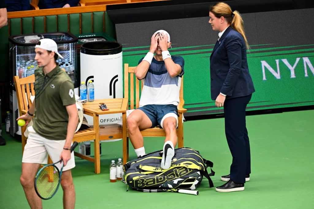 Holger Rune zerwał ścięgno Achillesa w półfinałowym meczu ATP 250 w Sztokholmie