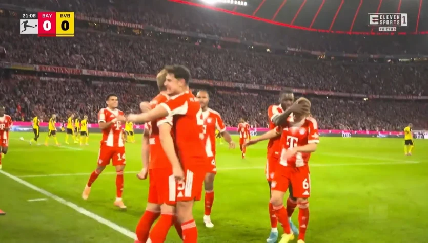 Bayern Monachium – Borussia Dortmund 2-1. SKRÓT. WIDEO (Eleven Sports)