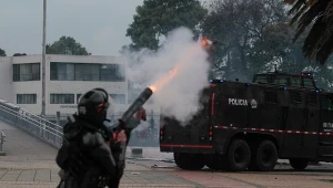 Protesty w Bogocie, interweniowały służby