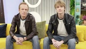 Od lewej Jan Benedek i syn Gabor Benedek