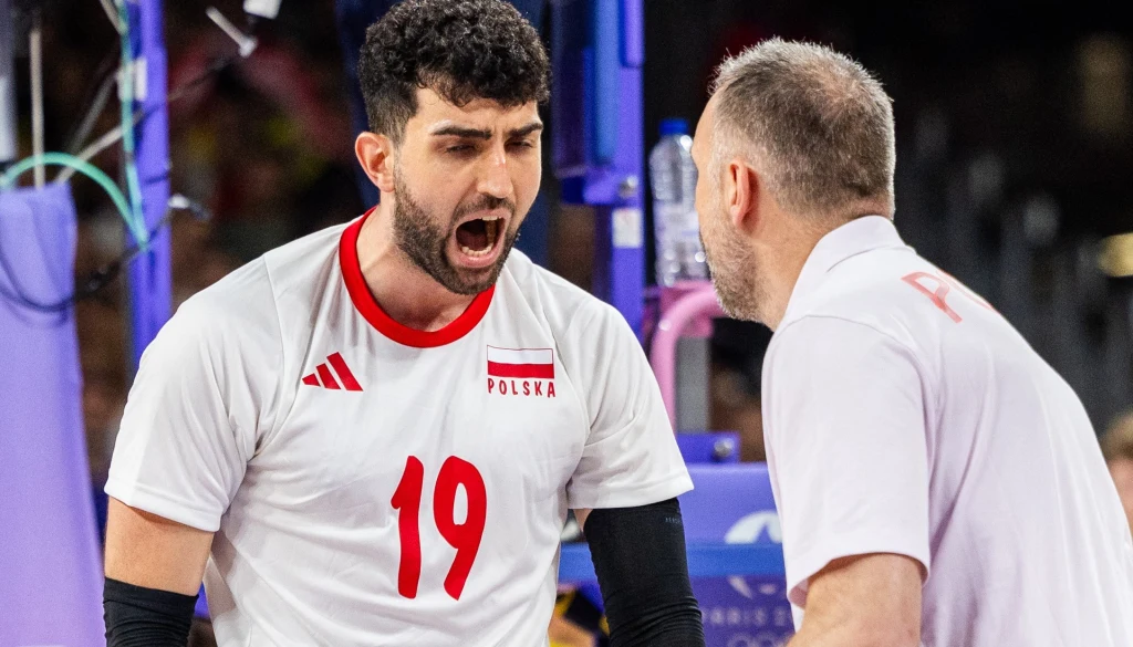 Marcin Janusz i selekcjoner Nikola Grbić Marcin Janusz i selekcjoner Nikola Grbić