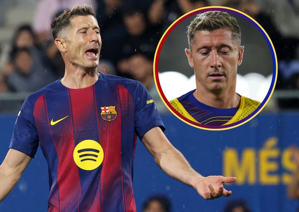 Robert Lewandowski w barwach FC Barcelona