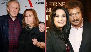 Daniel Olbrychski i Krystyna Demska-Olbrychska oraz Krzysztof i Ewa Krawczykowie