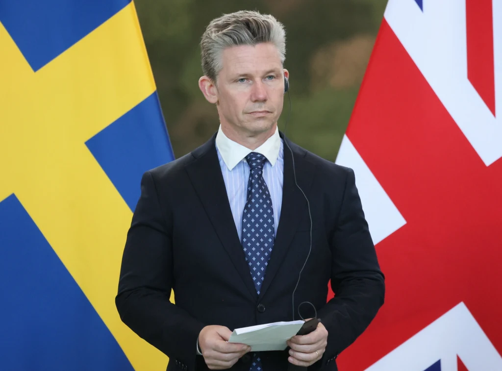 Szwedzki minister obrony Pal Jonson Szwedzki minister obrony Pal Jonson