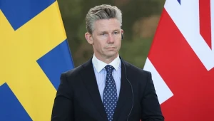 Szwedzki minister obrony Pal Jonson