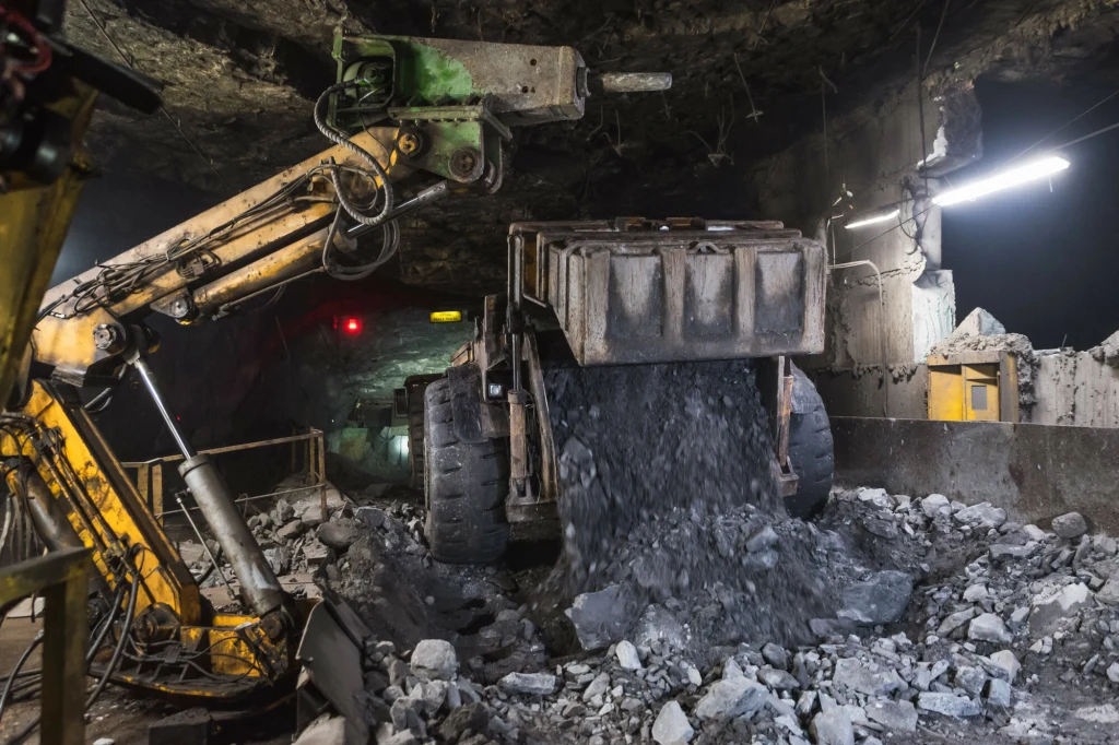 W kopalni Polkowice-Sieroszowice należącej do KGHM wydobywana jest miedź