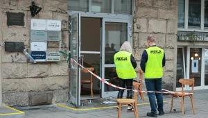 Incydent przed siedzibą PO w Warszawie