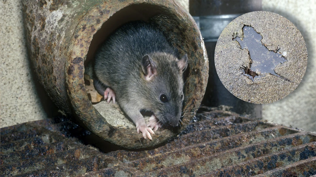 Szczur żyjący w mieście. To nie on zostawił tajemniczą dziurę w betonie Szczur żyjący w mieście. To nie on zostawił tajemniczą dziurę w betonie