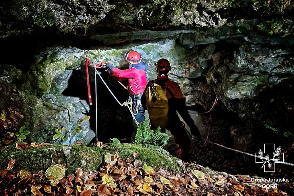 Akcja ratunkowa GOPR w Jaskini Studnisko Akcja ratunkowa GOPR w Jaskini Studnisko