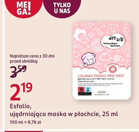 Maska do twarzy Esfolio