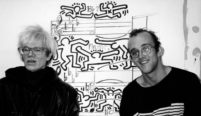 Keith Haring. Zaczął od graffiti w metrze, jego prace są warte fortunę
