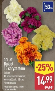 Bukiet kwiatów sztucznych Goliat