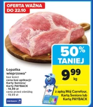 Łopatka wieprzowa Carrefour