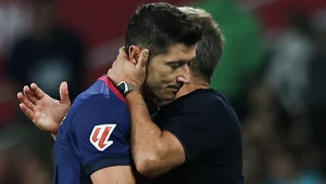 Robert Lewandowski i Hansi Flick