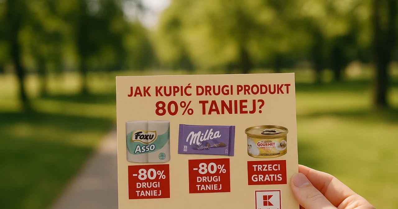 Jak kupić drugi produkt 80% taniej? Jedna gazetka ma odpowiedź.
