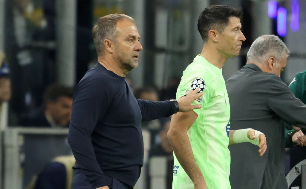 Hansi Flick i Robert Lewandowski