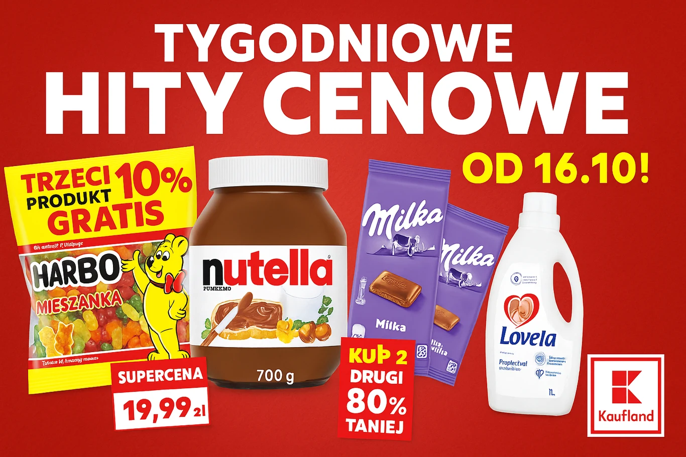 Wielki hit cenowy! Produkty do prania, słodycze i kosmetyki przecenione nawet o 80%! Wielki hit cenowy! Produkty do prania, słodycze i kosmetyki przecenione nawet o 80%!
