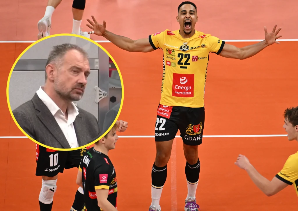 Nikola Grbić (w kółku) obserwował w Gdańsku siatkarzy Energa Trefla w rywalizacji z Barkomem Każany Lwów Nikola Grbić (w kółku) obserwował w Gdańsku siatkarzy Energa Trefla w rywalizacji z Barkomem Każany Lwów