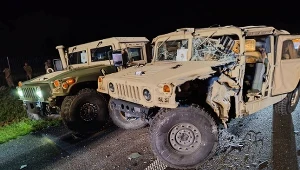 Wypadek na A2. Bus zderzył się z amerykańską kolumną wojskową