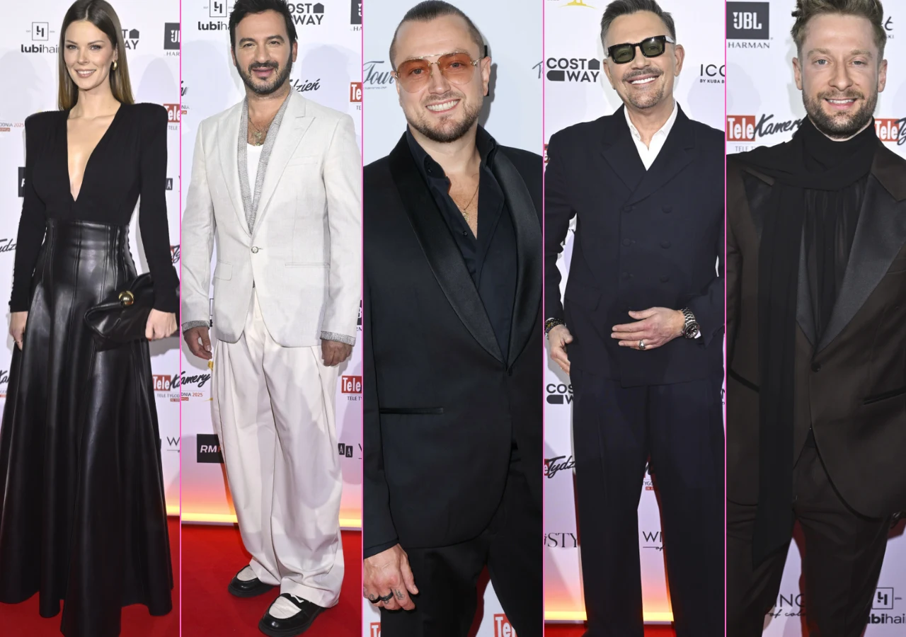 Telekamery 2025: Małgorzata Tomaszewska, Stefano Terrazzino, Aleksander Milwiw-Baron, Krzysztof Ibisz, Michał Danilczuk