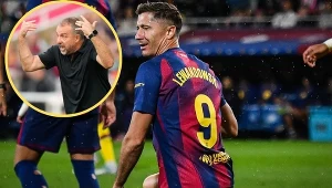 Robert Lewandowski i Hansi Flick