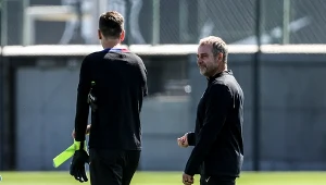 Wojciech Szczęsny i Hansi Flick