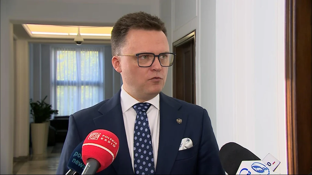 Marszałek Sejmu Szymon Hołownia