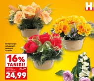 Sztuczna kompozycja kwiatów