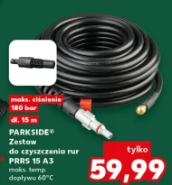 Zestaw do czyszczenia rur Parkside
