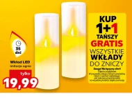 Wkład led do zniczy